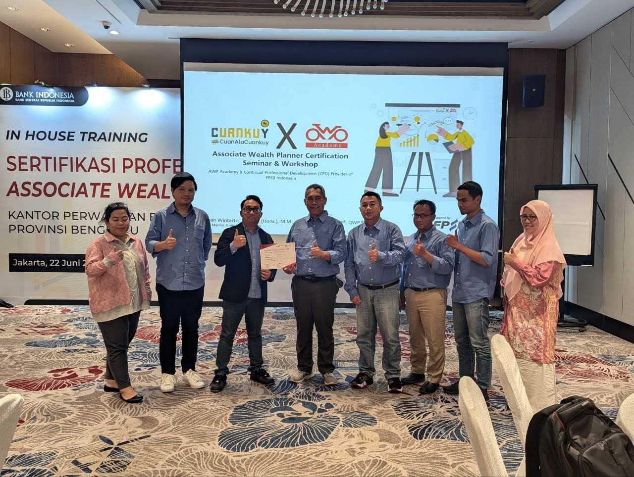Pelatihan AWP Bapak Rachman Wintarto